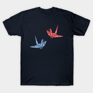 Folded Happiness Paper Cranes T-Shirt